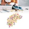 500PCS Wooden Button Multipurpose Fashionable Primary Color Base 2 Holes Decorative Sewing Button for   Craft Supplies