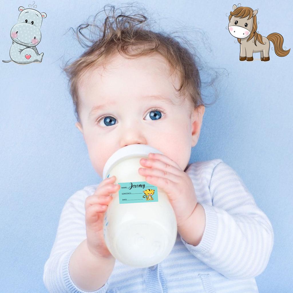 Cheap 800 Pieces Baby Bottle Labels Daycare Labels, Removable Labels