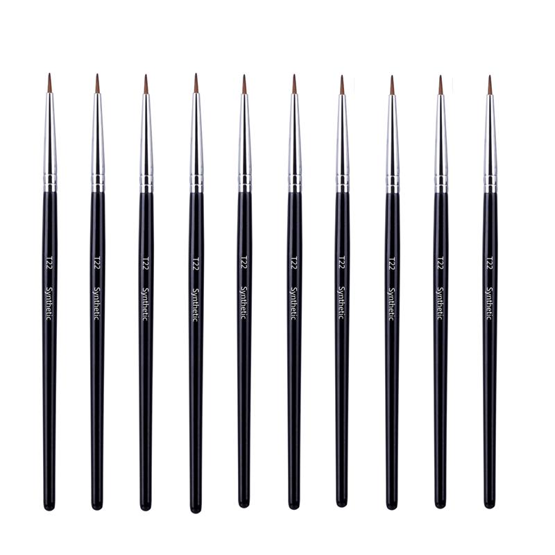 

5/10/20/50 Pcs Brow Contour Makeup Brushes Eyebrow Eyeliner Brush Professional Super Thin Angled Liner Eye Brush Make Up Tools