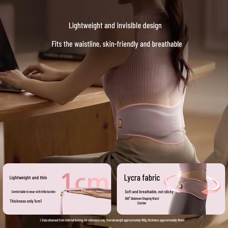 Philips PPM3213B Wireless Waist & Abdominal Massager with Heat Therapy CN plug (adapter included)