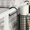 Bunk Bed Organizer No-Drill Bedside Storage Rack No-Drill Storage Basket Simple Design Dorm Storage Rack For Bunk Bed Bedroom