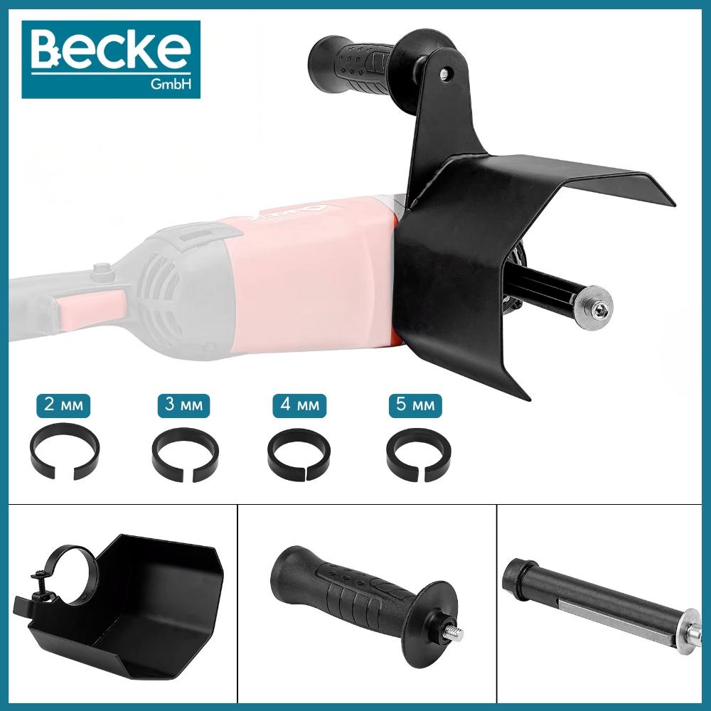 Satin finisher for m14 grinder for satin finishing and matting, steel attachment