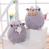 Chubby Cat Chocolate Sandwich Biscuit Plush Doll Toy Cushion Decoration Gift