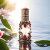 Refillable Retro Essential Oil Bottle Arab Style Empty Dispenser Diffuser  Desktop Adorn