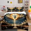 "Heavenly Radiance Ascends Beautifully." Bedding Sets Duvet Covers Pillowcases(1* Duvet Cover 2* Pillowcases Without Duvet Insert)