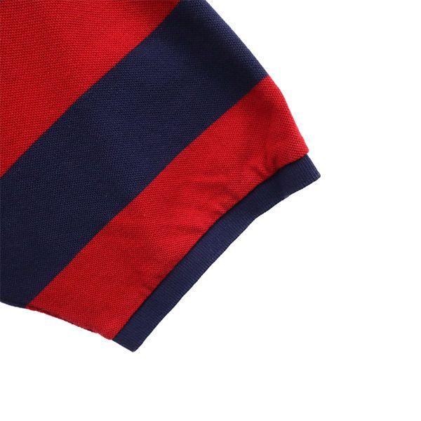unused Polo by Ralph Lauren border Short sleeve Polo shirt XL Fawn Men's Used