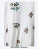 2026 Summer Women's White Embroidered Floral Linen Seaside Vacation Dress - Loose, Flowing, Fairy-Like Design