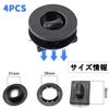 Universal Car Floor Mat Clips, Set of 4, Floor Mat Fixing Clips, Carpet Fixing Clips, Zippers, Anti-Slip, Easy Installation