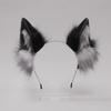Animals Wolf Dog Hair Band JK Furry Cosplay Headwear Sweet Cat Ears Headband  Makeup