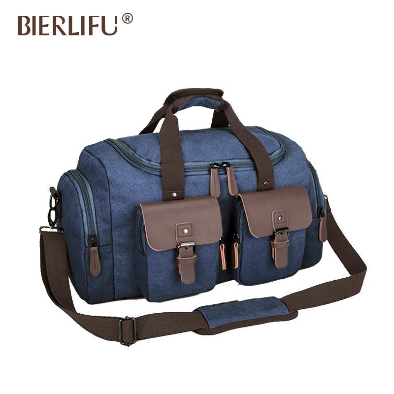 Waterproof Large Capacity Microfiber Canvas Crossbody Travel Bag