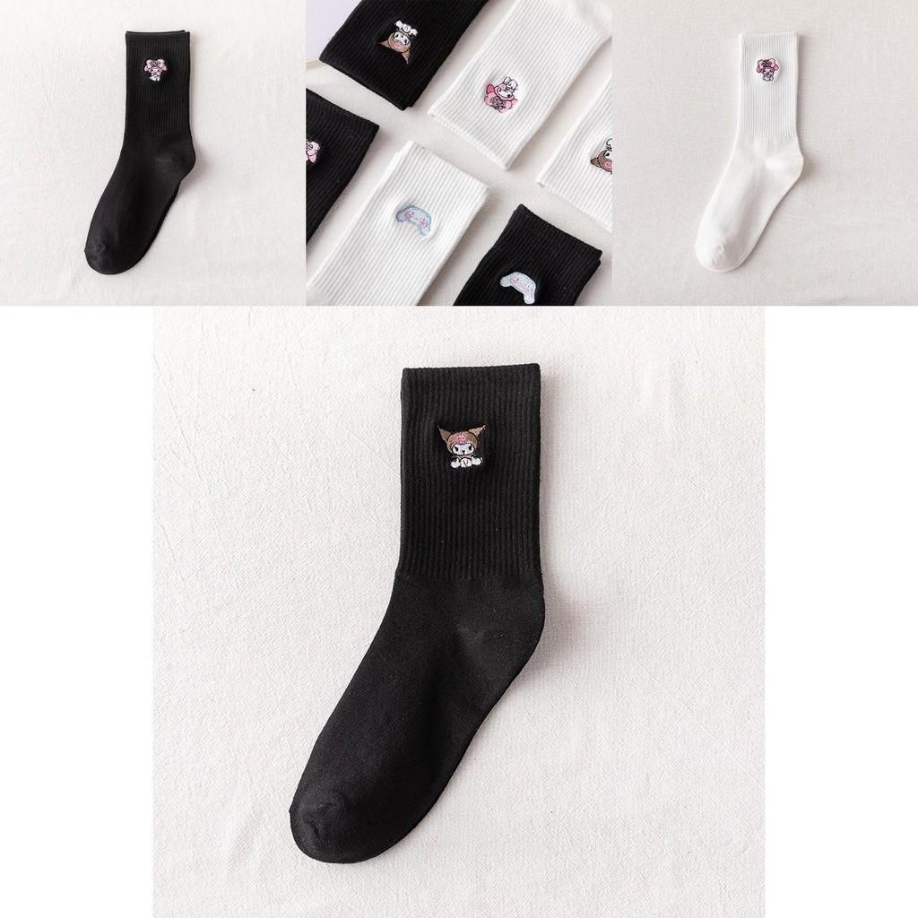 Niedliche Herbst Winter Damen Baumwolle Cartoon Anime Mittelhohe Socken Für Paare