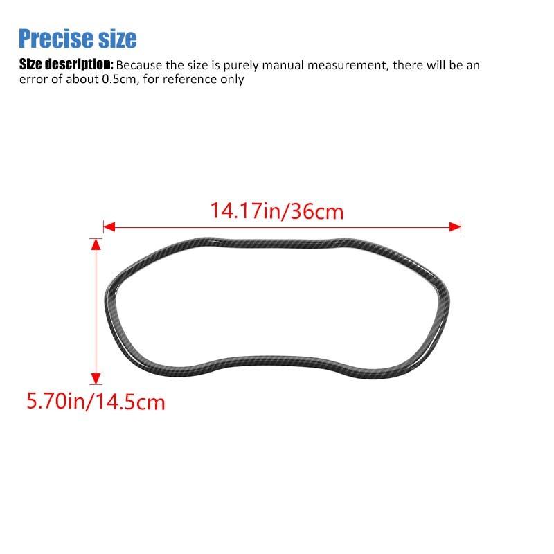 Instrument Panel Decoration Protective Cover For  Dodge Challenger 2015 Up Car Interior Accessories