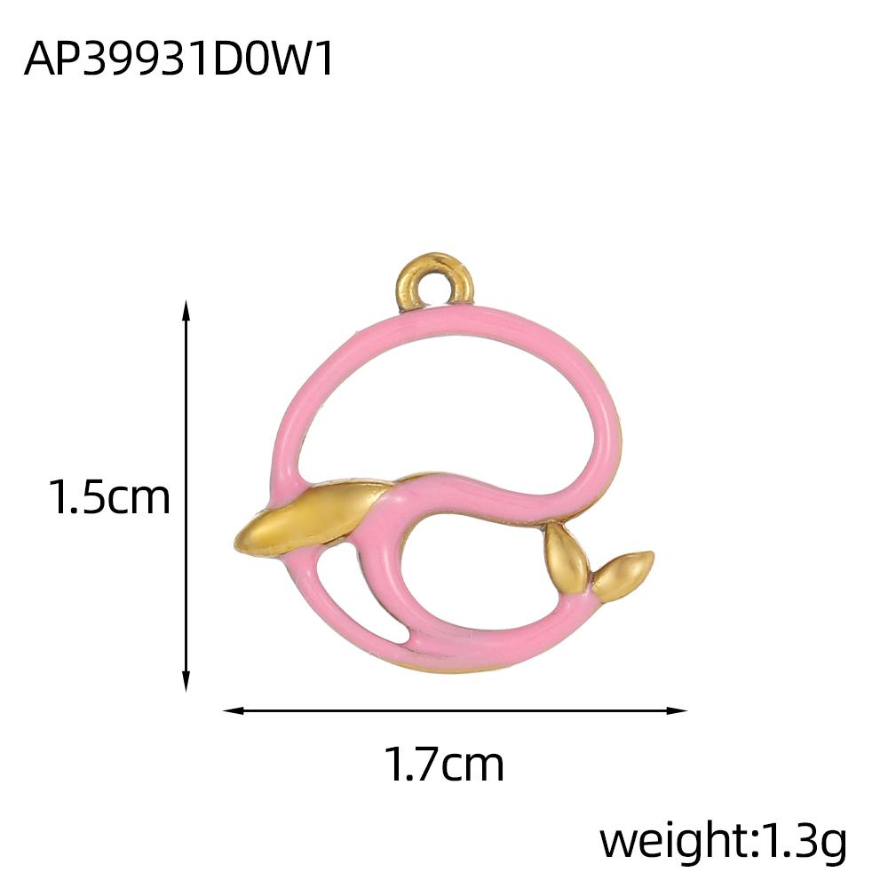 CARLIDANA New Design Non Tarnish Beach Charm Stainless Steel Dolphin Gold Color Starfish Fish Oil Drop Charms for Jewelry Making