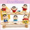 Crayon Shinchan Pvc Figure Set With Blind Box Display For Collectors And Kids