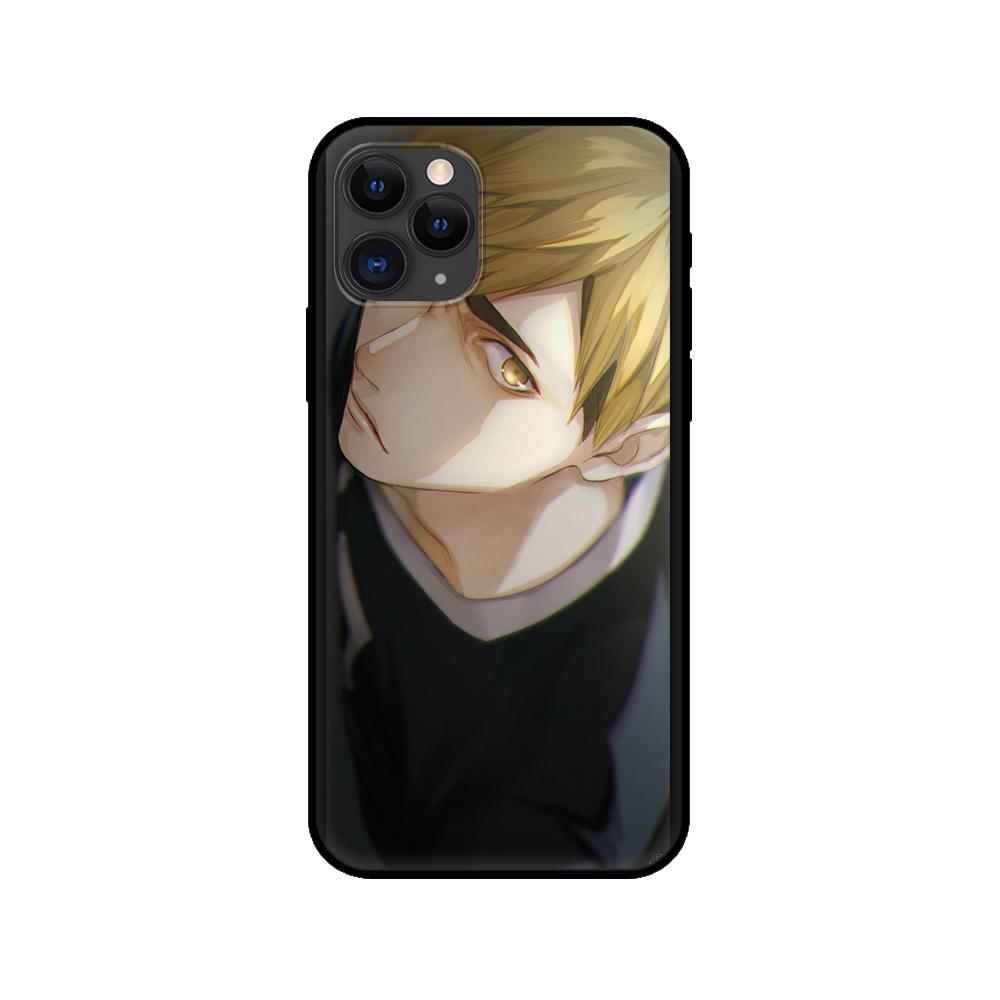 Black Tpu Case for Iphone 5 5s Se 2020 6 6s 7 8 Plus X 10 XR XS 11 12 Mini Pro MAX Back Cover  Miya Atsumu Haikyuu