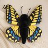 Polyester Fiber Stuffed Doll Realistic 3D Butterfly Plush Toy, Throw Pillow, Soft Vivid Design Insect Animal Decor, Gift for Kids Girls, Home Ornament