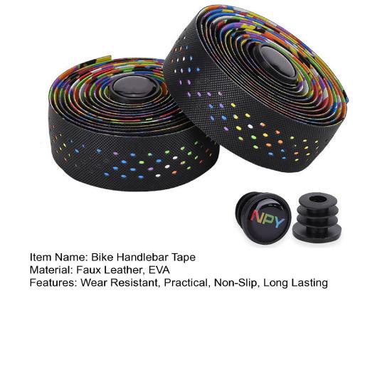Cycling Handlebar Grip Tape Wear Resistant Shockproof Universal Simple Installation Non-Slip Self-Adhesive Bicycle Handlebar Tape