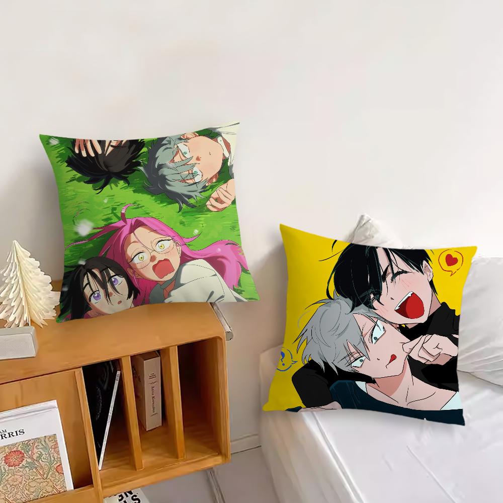 Game A-Alien Stage Sua And Mizi Cushion Sofa Living Room Bedroom Headboard Backrest Cushion Square Cushion Nap Time Pillow Case