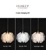 Modern French Cream Pendant Lights: Minimalist Bedside and Hallway Fixtures