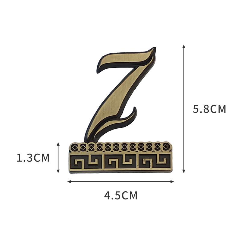 1PCS Relief Metal House Number with Magnet 5.8*4.5cm Door Number Apartment Door Numbers for Outdoor Hotel Home Mail Box Label