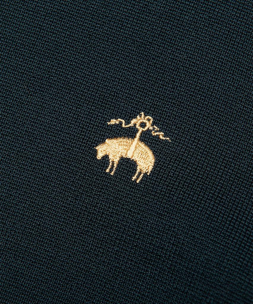 BROOKS BROTHERS 24Ss 100% Mercerized Cotton Polo Sweater (Dark Green) (Bbwtmb0005Jes)