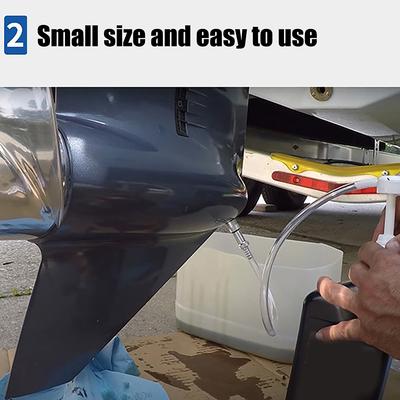 Bomba de Óleo de Engrenagem para Unidade Inferior Universal Com Adaptadores de 3/8 Polegada 8mm 10mm Para Garrafas Padrão de Quarto Motores de Popa para Barcos