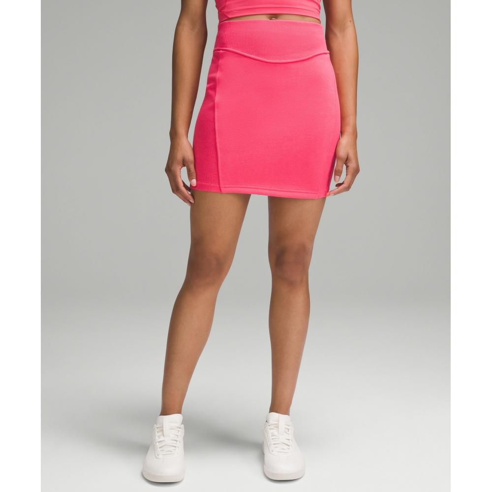 

Lululemon Scuba High Rise Mini Skirt Glaze Pink XS