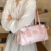 Drawstring Retro Tote Bag Women's Shoulder Bag