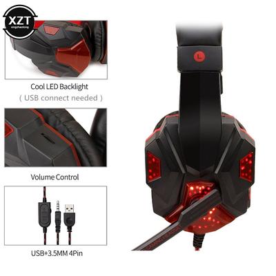 Professional Led Light Gamer Headset For Computer Ps4 Gaming Headphones Bass Stereo Pc Wired Headset With Mic For Pc Gamer Gifts