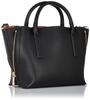 Samir Nasri Double Zip 2-Way Mini Tote Bag 2352211002 Black (210)