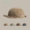 Men's 5 Panel Short Brim Vintage Embroidered Letters Baseball Cap, Quick Dry Breathable Design,For Men Camping Daily Outdoor Use