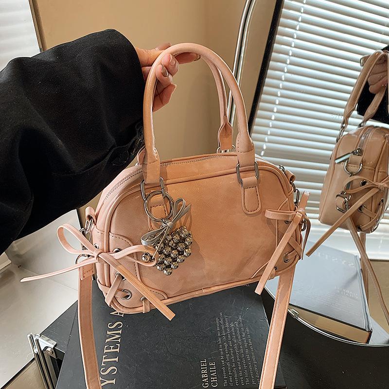 

Сумка с бантом Женская новая универсальная сумка через плечо Without pendant розовый