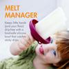4 in 1Portable Silicone Popsicle Holder Drip-Proof Ice Cream Bracket Reusable Popsicle Protector Frozen Treats Holder for Summer