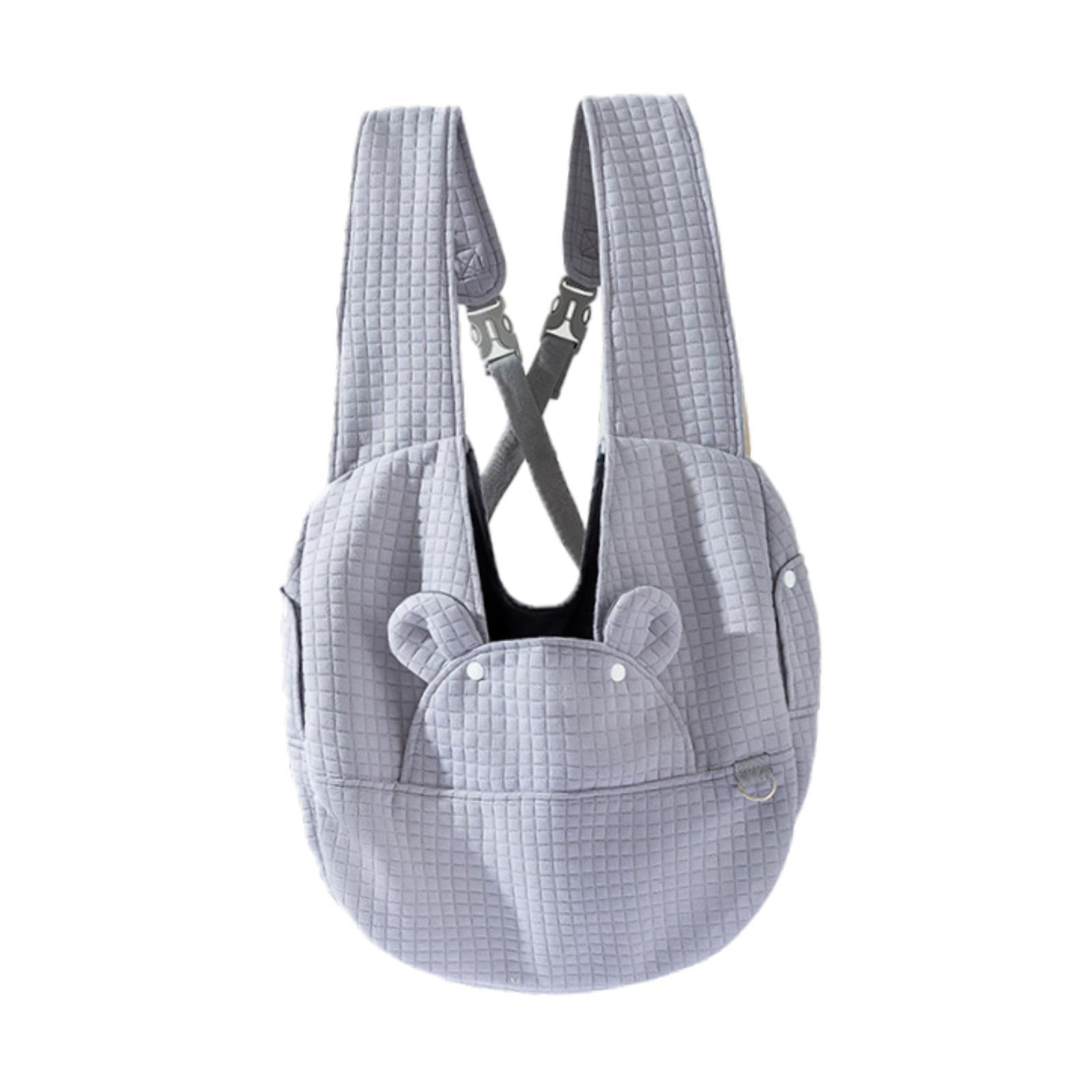 

Pet Dog Carrier Bag Soft Wear Resistant Stylish Easy Carrying Multifunction for Puppy Small Dog Cats Shopping Hiking Outdoor сірий колір
