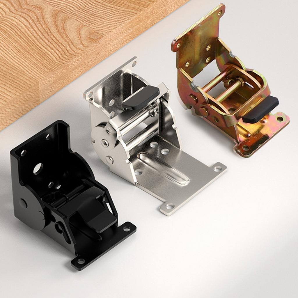 Folding Lock Extension Hinges 180 Degree Locking Designs Hinge Hardware for Table Legs & DIY Furniture Projects