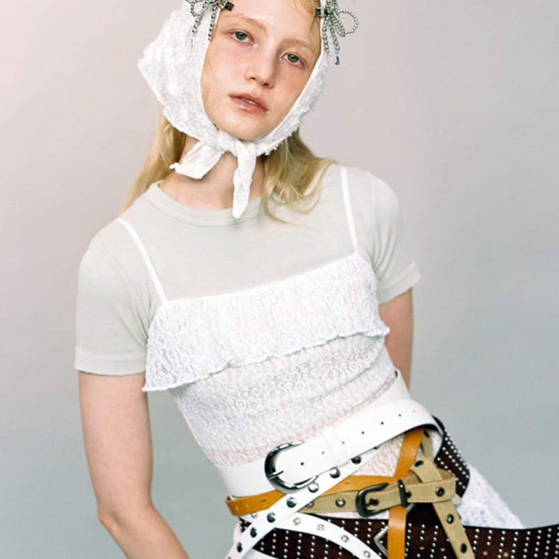 AWESOME NEEDS NETTING SCARF_LACE