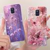 For Samsung Galaxy A6 2018 Case SM-A600F Luxury Butterfly Painted Cover Soft Silicone Shell For Samsung A6 Plus A6+ A605F Fundas