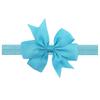 Children's headband, solid V-shaped ribbon, dovetail baby bow headband 21 colors