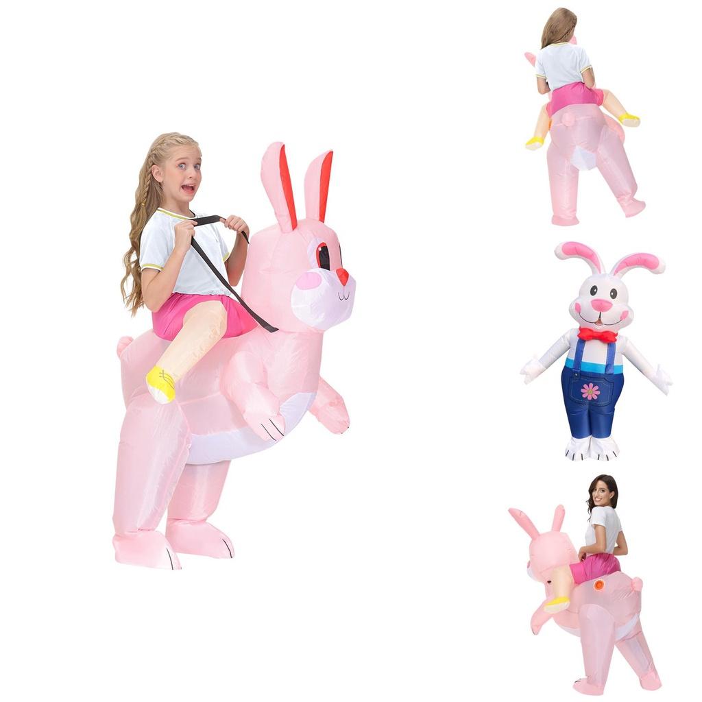 Osterhasen-Aufblasbares Kostüm Für Kreative Halloween-Bühnenperformance Und Lustiges Cosplay Erwachsenengröße