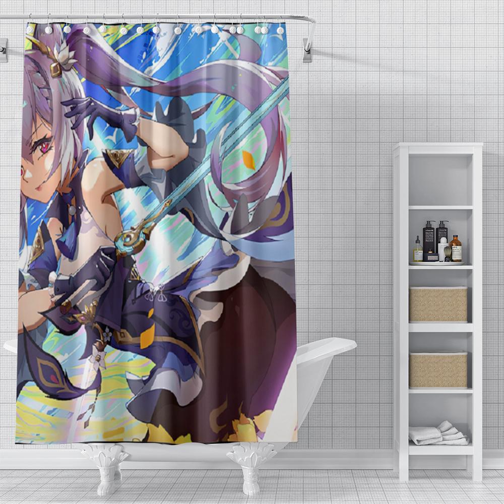 Home Duschvorhänge Für Badezimmer Landschaft Tiere Wasserdichter Stoff Badezimmervorhänge Moderner Duschvorhang 180X200 240X200