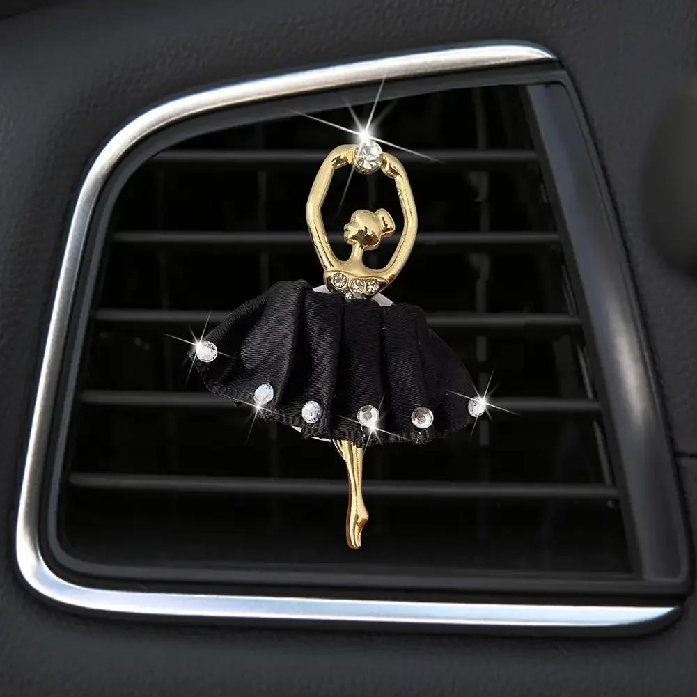 

Автомобильный освежитель воздуха Ballerina Girl, зажим для духов, розетка для кондиционера, освежитель воздуха Ballerina Girl, зажим для ароматизаторов, автомобильные аксессуары чёрный