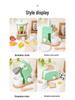 Toddler Pretend Play Wooden Kitchen Set: Toaster, Mixer, Coffee Maker, Juicer Toy.