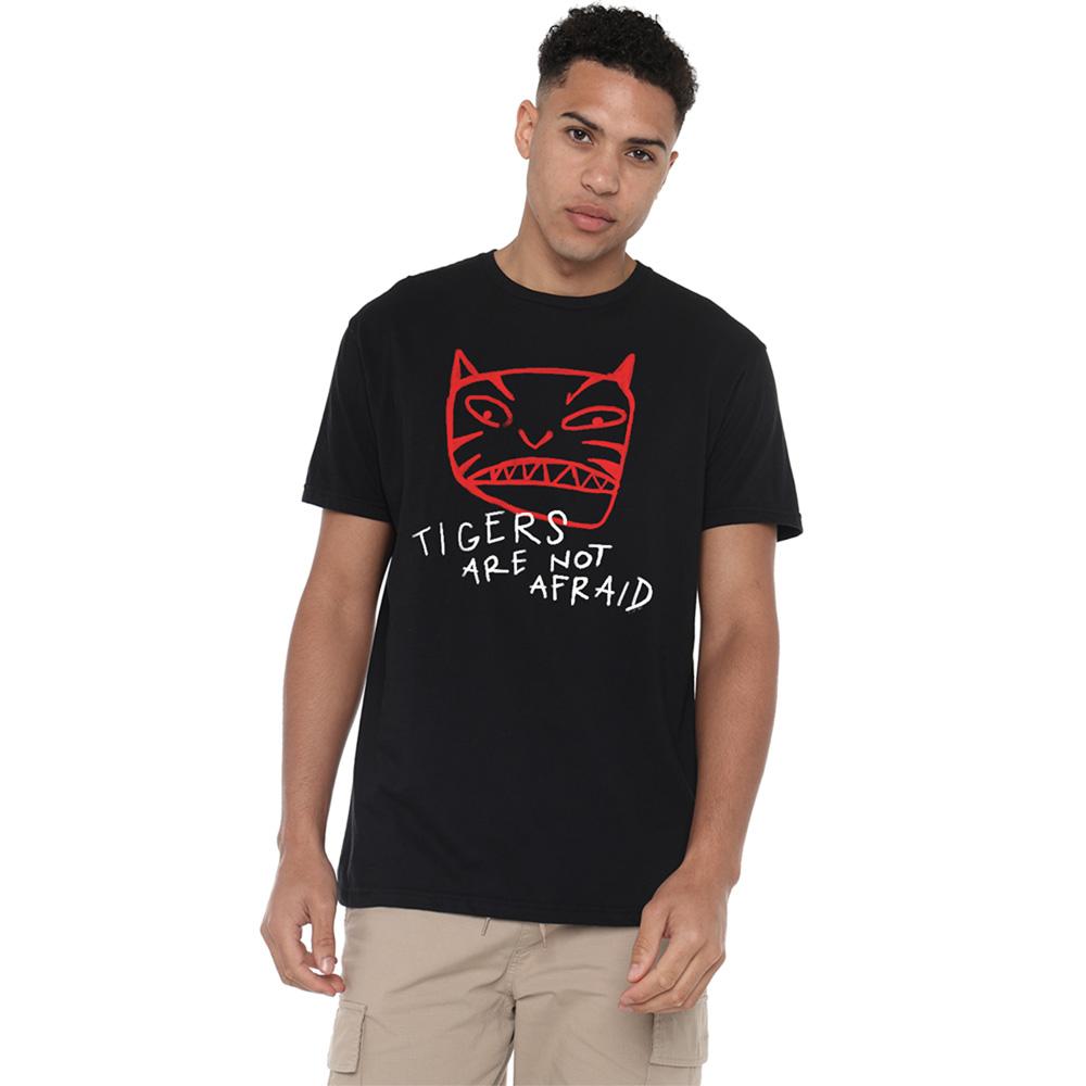 Tigers Are Not Afraid Unisex Adult Tiger Head T-Shirt