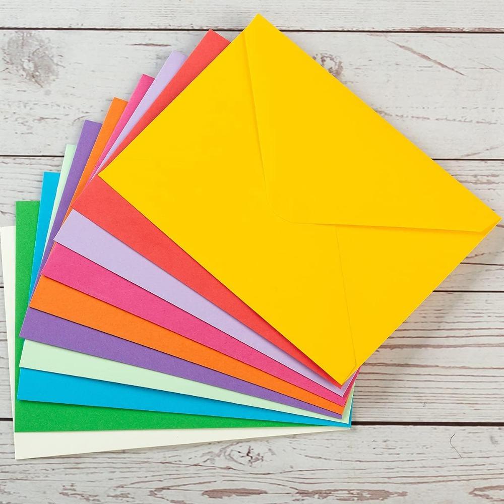10pcs Gift Envelope Blank Mini Paper Window Envelopes Wedding Invitation Envelope Envelopes for Letters Mailers