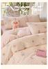 All cotton printed four piece set, 100% pure cotton household duvet cover, bed sheet, bedding, student dormitory three piece set