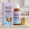 Moisturizing Castor Oil Rollerball Nourish Skin Smooth Cuticles Hydrate Hair Silky Shine Lightweight Care Oil 50ml