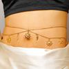 Fashionable Sexy Stars Moon Sun Waist Chains for Women Girls Bohemian Adjustable Belly Chains Vacation Style Jewelry Accessories