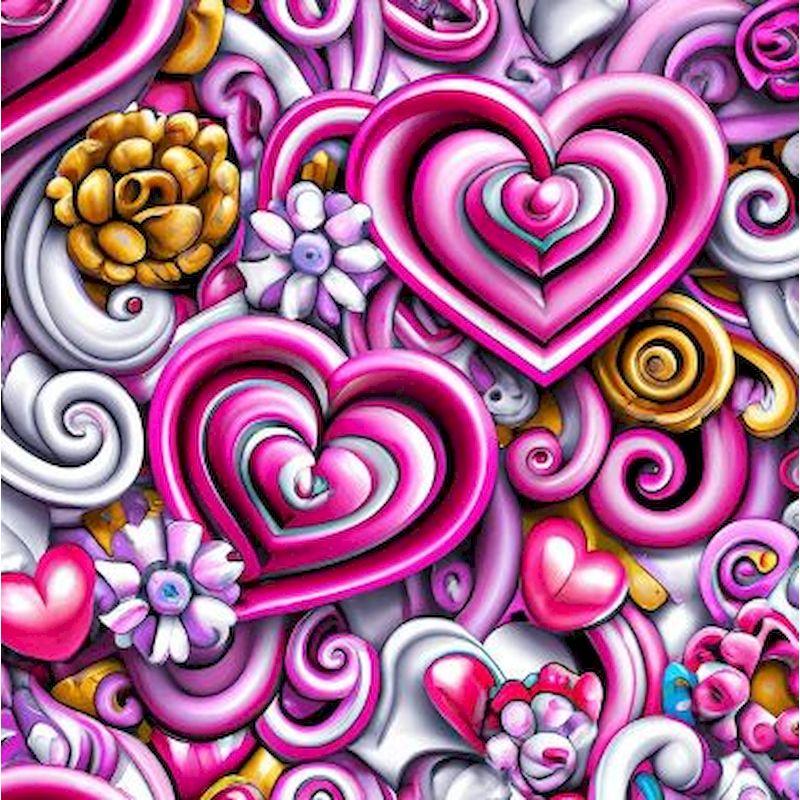 Liebe Buntes DIY Diamantmalerei Landschaft Vollbohrer Stickerei Mosaik Landschaft Handgemacht Heimdekoration