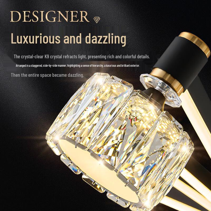 Oeny 8-Light LED Crystal Chandelier