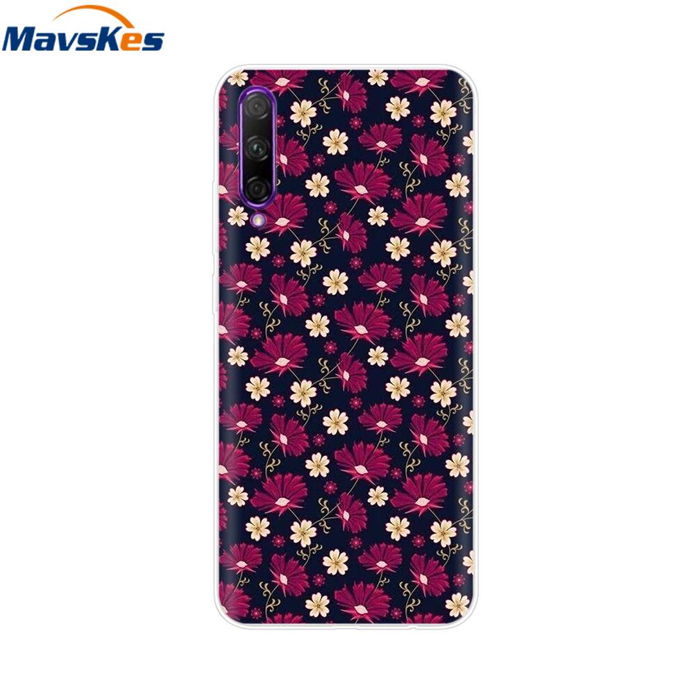 For Huawei P Smart Pro Case Cute Candy Painted Cover Soft Silicone Phone Case For Huawei P Smart Pro 2019 Cover Coque Bumper